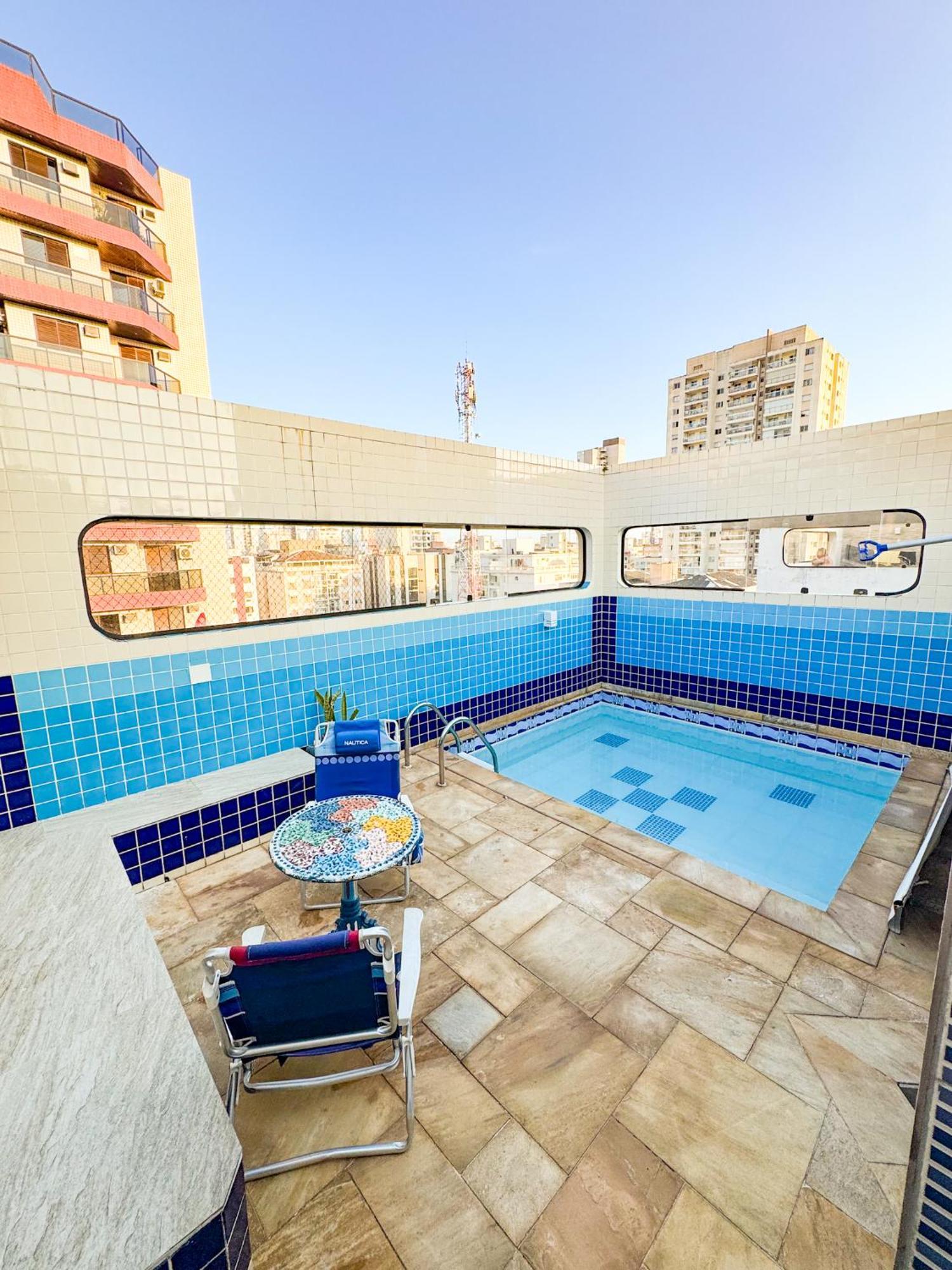 Cobertura 51 De 3 Quartos Com Piscina E Churrasqueira Privativa Guarujá Extérieur photo