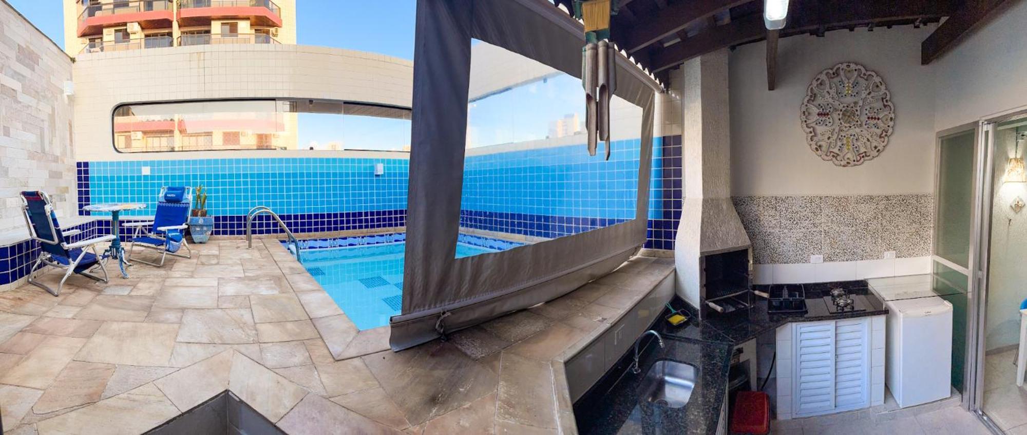 Cobertura 51 De 3 Quartos Com Piscina E Churrasqueira Privativa Guarujá Extérieur photo